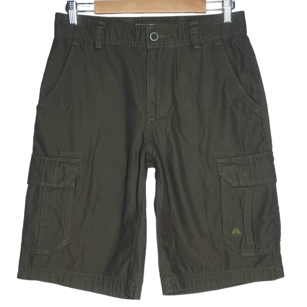 Nike ACG Shorts Mens 30 Cargo Outdoor Hiking Olive Green All Conditions Gear Y2K